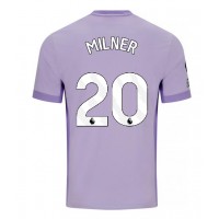 Brighton James Milner #20 Fußballbekleidung Auswärtstrikot 2025-26 Kurzarm